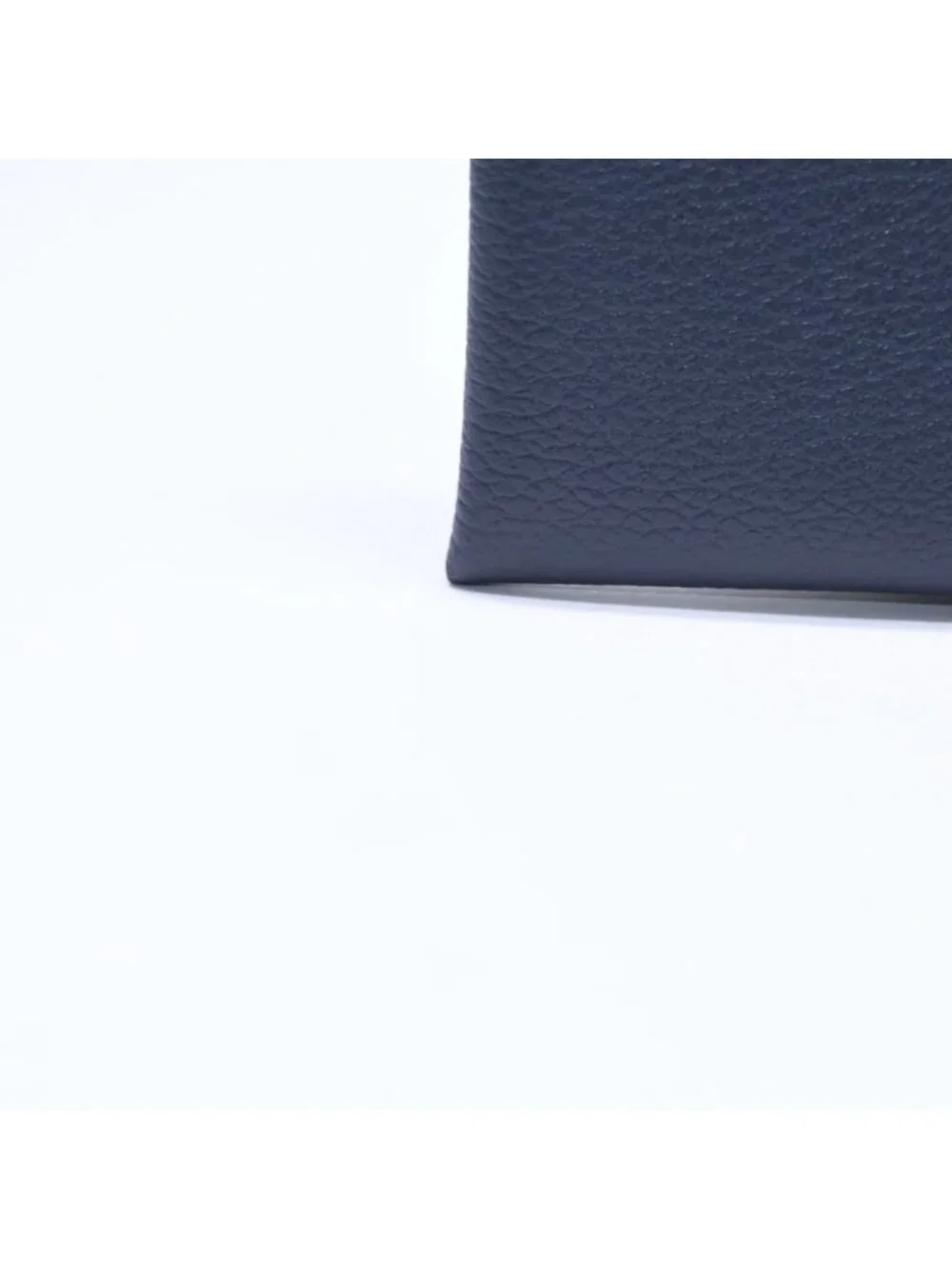 Hermes Wallet Coin Purse Bastia Silver Veau Epsom